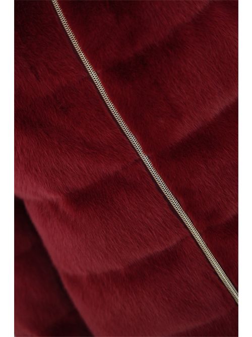 Cappa in faux fur Bordeaux Herno | PI001935D 126306705
